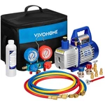 3.5 Cfm Hvac Vacuum Pump 1/4 Hp Manifold Gauge Set Kit R134A R22 R410A Auto. Fixed Price $89.95.