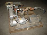 Lot Gast 6066-P102 Vacuum Pumps + 7.5HP Motor Disconnect, Overload, Spares. Fixed Price $550.00.