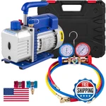 Vevor 3CFM 1/4HP Single Stage Air Vacuum Pump Hvac R134A R12 R22 R410A A/c. Fixed Price $144.99.