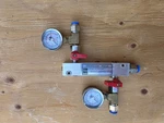 Radio Frequency Systems 920202 6 Port Manifold; For Rfs APD-20 Compressor Used. Fixed Price $150.00.