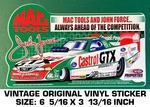 Mac Tools John Force - Vintage Original Vinyl Decal Sticker Drag Racing. Fixed Price $9.39.