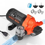 Vevor Water Pressure Pump 110V Ac Gpm 3-CHAMBER Electric Diaphragm 45 Psi. Fixed Price $59.99.