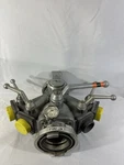 Harrington H400 5-WAY Ldh Manifold 125-5 Storz Fire Hose Valve W/gauge. Fixed Price $428.33.
