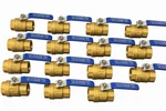 Lot 12 Brass Ball Valves 3/4" DN20 PN16 Female Thread Shut Off New. Fixed Price $59.99.