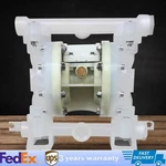 All-plastic Pneumatic Double Diaphragm Pump Air-operated QBY4-15PP 101 Psi. Fixed Price $156.34.