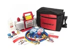 Auto Repair Complete Tool Kit With 1-STAGE 3.5 Cfm Vacuum Pump, Manifold G.... Fixed Price $130.49.