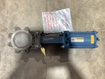 Dezurik 5" 304 Stainless Knife Gate Valve Pneumatic Cylinder Actuator 100PSI. Fixed Price $300.00.