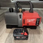 Milwaukee Model No. 2941-20 M18 Fuel 5-CFM Vacuum Pump + Battery. Fixed Price $559.99.