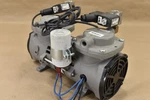 Thomas 2107CH20, Oil-less Diaphragm Compressor Vacuum Pump, 220V, 50HZ, 0.7. Fixed Price $200.00.