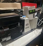 Varian DS-302 Dual Stage Mechanical Vane Rebuilt Vacuum Pump 115/208V Hydro Oil. Fixed Price $1380.00.