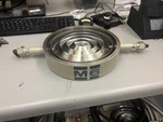 M6 Varian Vacuum Diffusion Pump Cold Trap Water-cooled Baffle 6" Flange. Fixed Price $400.00.