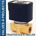 1/4" Electric Solenoid Valve Brass Viton (fkm) 12V Dc Air Gas Diesel B20V. Fixed Price $22.95.