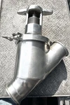 Nice Big Sanitary Stainless Routing Valve Tri-clover Flange Approx. 2 3/8. Fixed Price $90.00.
