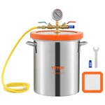 Vevor Vacuum Chamber Tempered Glass Lid 3 Gal Degassing Silicone. Fixed Price $73.90.