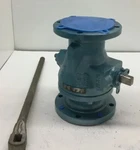 Ball Valve Wkm 6" X 4" 150 Rf Flgd Trunnion Lever Op Model: 370D4. Fixed Price $1405.00.