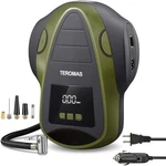 Teromas Tire Inflator Portable Air Compressor, 12V DC/110V Ac Pump For Car. Fixed Price $43.81.