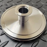 Kurt J. Lesker QF80XQF25 ISO-80 Clamp Style / QF-25 Hv Adapter 1.83" Oal. Fixed Price $75.00.