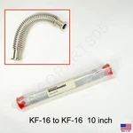 Nor Cal KF-16 (NW-16) Stainless Vacuum Bellows Flex Hose 10 Inch New. Fixed Price $58.00.
