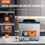 Chamber Vacuum Sealer, 260W Power, Compact 10.2" Sealing Length, Ideal For Wet. Fixed Price $309.79.