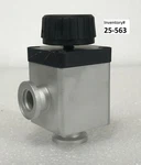 Varian L6280-301 Manual Angle Isolation Valve NW-16-H/0, KF-16 (used Working). Fixed Price $150.00.
