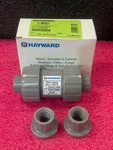 Hayward TC20200ST Cpvc Ball Check Valve, 2" True Union, Socket & Thread Ends. Fixed Price $80.00.