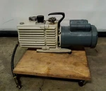 Leybold Trivac D16A Rotary Vane Dual Stage High Vacuum Pump W/ Hp Motor 115V. Fixed Price $934.64.