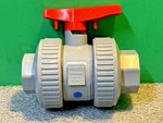 Nibco 1-1/4 1-1/2 Chemtrol Manual Tru-bloc Ball Valve Socket/thread 150PSI. Fixed Price $67.99.