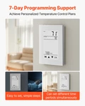 Vevor 7 Day Programmable Thermostat For Underfloor Heating Pump Lcd Touchscreen. Fixed Price $77.99.