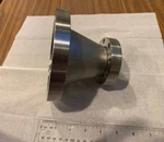 Nor-cal Conical Reducer Nipple DN100CF DN50CF Vacuum Uhv 2NRC-600-338 3.38 Od. Fixed Price $380.00.