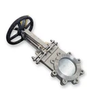 Used 6" Henry Pratt Co Stainless Steel Manual Knife Gate Valve - Fig. 77. Fixed Price $979.00.