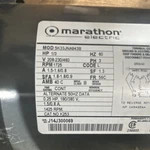 Marathon Electric 5K33JNA943B 1/3 Hp 3-PHASE Ac Motor 208-230/460V 1725 Rpm. Fixed Price $135.00.
