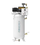 Powerex IBVS0151 1.5HP Rotary Vane Vacuum Pump System, 6CFM 19HGV, 30 Gal Tank. Fixed Price $5000.00.