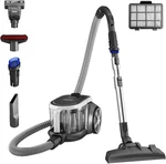 Bagless Canister Vacuum Cleaner, Lightweight For Carpets And Hard Floors. Fixed Price $119.00.