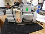 Edwards Model: E2M-1.5 Vacuum Pump W/ Starter Capacitor & EMF3 Oil Mist Filter. Fixed Price $224.99.