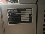 Becker Kvt 3.60 Oil-less Dry Vacuum Pump 39 Cfm 3-PHASE 230/460. Fixed Price $1500.00.