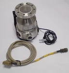 Ceramic Alcatel Ptm 5081 Turbomolecular Pump Assembly With Cooling Fan Tested. Fixed Price $1592.13.