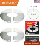 Durable 2" Stainless Steel Pipe Flanges - Perfect For Home Plumbing Needs. Fixed Price $13.99.