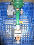 1" Fisher Hpas CL1500 WC9 Sw Angle Globe Valve, 657 Size 40 Actuator, 4150 New. Fixed Price $7450.00.