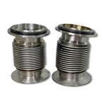 Lot 2 Mks Hps Vacuum Flexible Bellows Coupling Flange - Stainless Steel Iso/kf. Fixed Price $32.89.