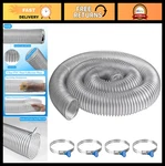 Flexible 2.5" 10' Pvc Dust Collection Hose - Clear Vacuum Tube For Woodworking. Fixed Price $42.99.