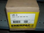 Enerpac, VM-3, 3-WAY / 3-POSITION Manual Valve, Pump Mounted, Tandem Center, New. Fixed Price $1700.32.