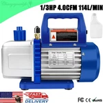 1/3HP 4CFM Stage Vacuum Pump Hvac Refrigeration Air Conditioning Rotary Vane. Fixed Price $59.99.