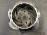 Durco 2K 4X3-82 Ansi Pump Impeller, 316SS, Dia: 6.75" #101695. Fixed Price $575.00.