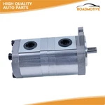 New Hydraulic Tandem Double Gear Pump HGP-33A-F6/6R Shaft 15.87MM. Fixed Price $186.93.
