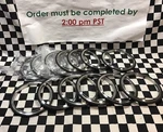 Lot Of 13, Mdc Vacuum NW100 Centering Ring, Sst, Shipsameday #136AG. Fixed Price $542.01.