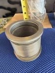 High Vacuum Flexible Bellows Stainless Part Off Pump. Fixed Price $75.00.