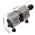 550W Oilless Diaphragm Vacuum Pump Industrial Free 2 Cylinders. Fixed Price $80.12.