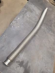 39" Long Stainless Steel Bellows Flexible Tube Hose High Vacuum Fitting. Fixed Price $150.00.