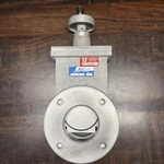 Airco Temescal 3" 5010 Aluminum Vacuum Gate Valve Used D3S5. Fixed Price $150.00.
