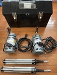 2X Gast 1532-107-G557X Rotary Vane Compressor & Vacuum Pump Combination W Case. Fixed Price $698.95.